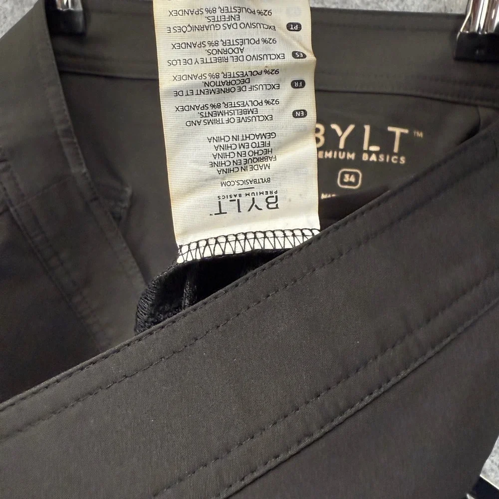 BYLT‎ Premium Basics Coast Board Shorts Mens 34 Black PCF_SHO_BLK_34 Swim Trunks